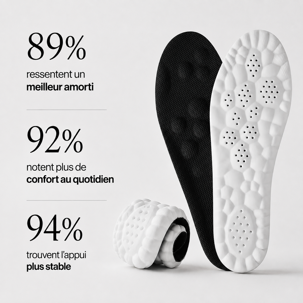 Semelles Padel RUNEET Noir