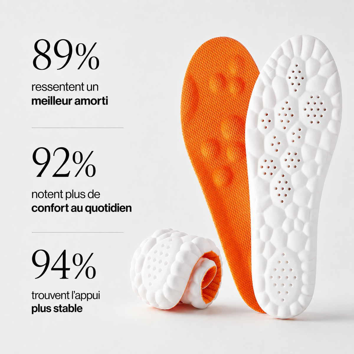 Semelles Padel RUNEET Orange